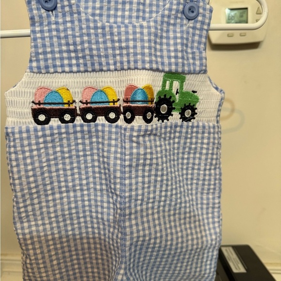 Smocked Easter Jon Jon - Picture 4 of 7